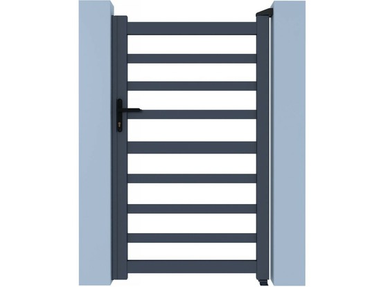 Portillon aluminium ajouré