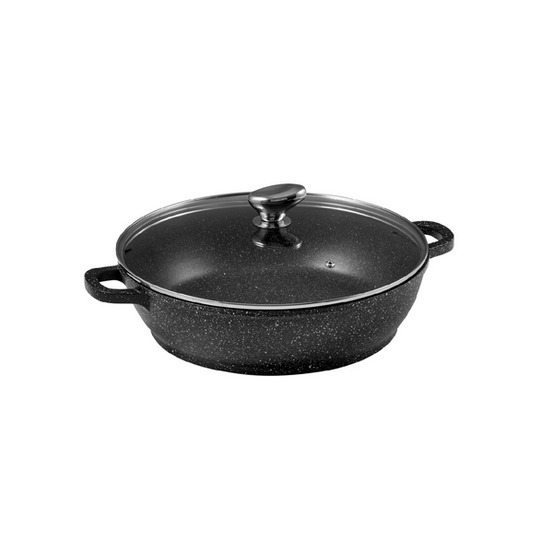 Mijoteuse premium fonte d'aluminium avec couvercle en verre - pradel