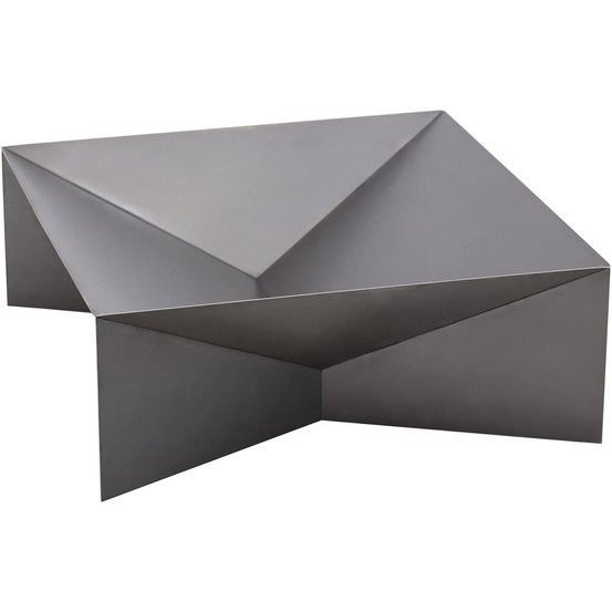 Brasero en acier pieds géométriques 60 cm
