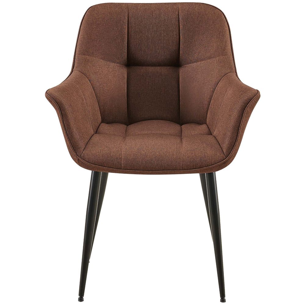 Chaise de salle à manger en tissu roseville