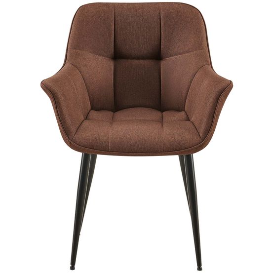 Chaise de salle à manger en tissu roseville