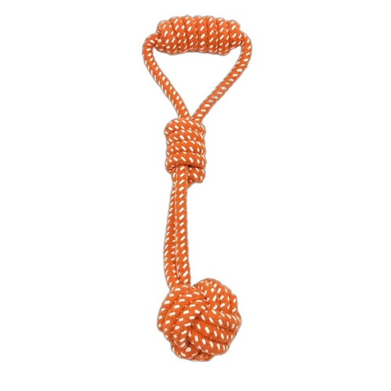 Jouet En Corde Durable Avec Balle Pour Chien - Jouet à Mâcher Et Tirer Pour Toutes Les Races