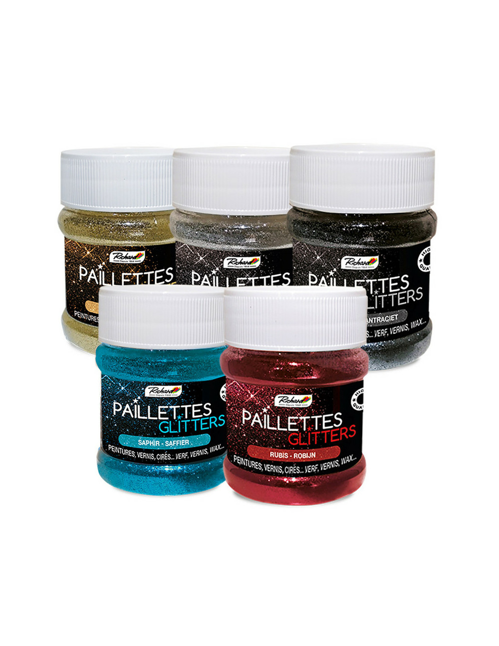 Colorant paillettes or pot80ml - paillettes