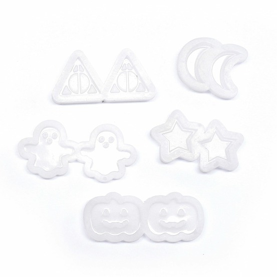 5 mini moules pour bijoux mystique