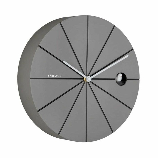 Horloge murale coucou en abs destacado gris