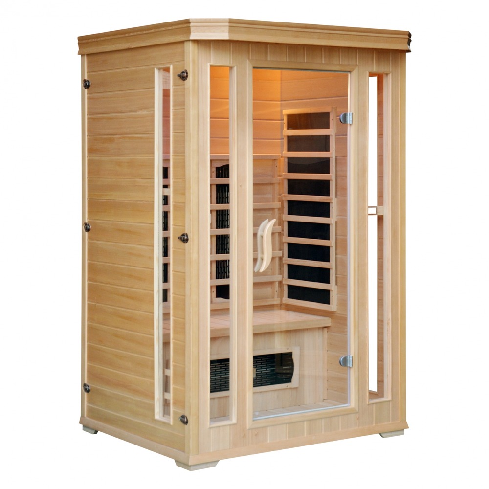 Sauna infrarouge chromothérapie luxe 2 places narvik