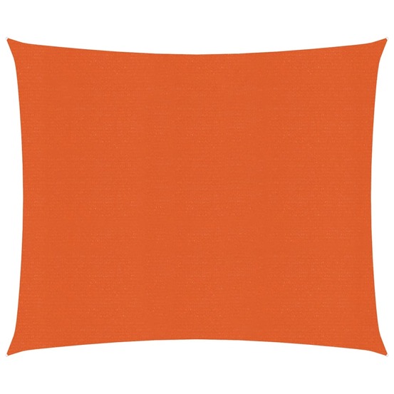 Voile d'ombrage 160 g/m² orange 3 x 3 m pehd