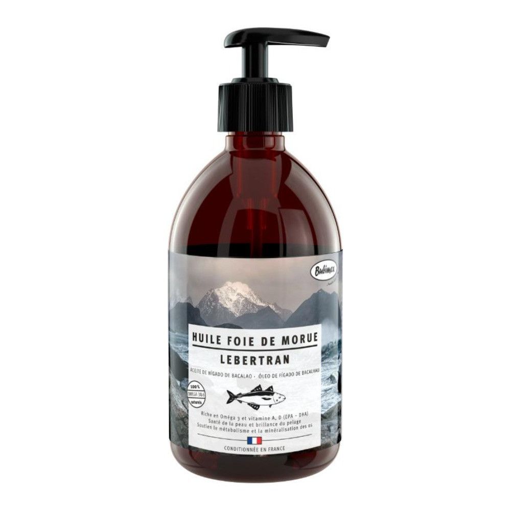 Huile de foie de morue pour chien et chat bubimex - 500 ml