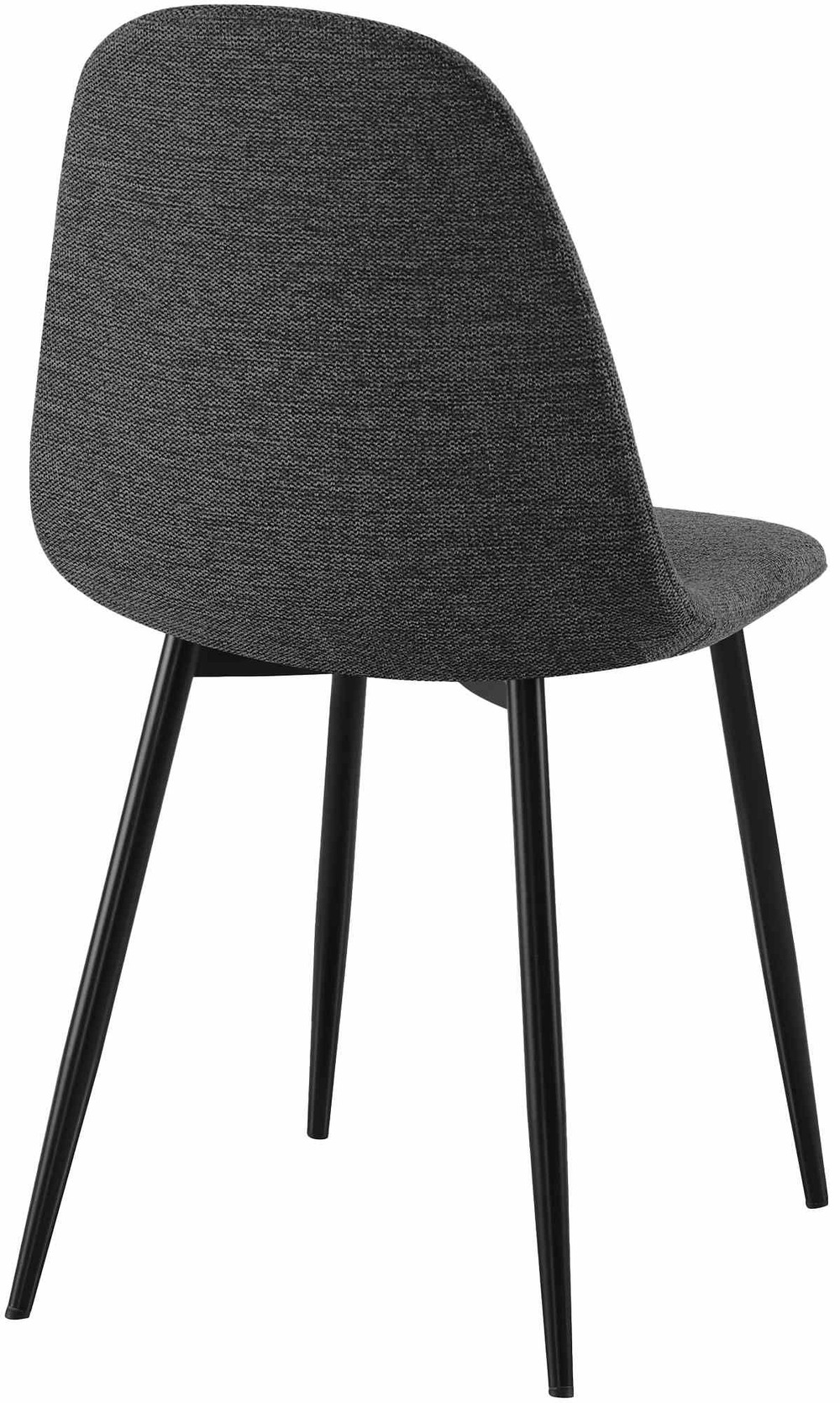 Lot de 4 chaises de salle à manger tissu napier