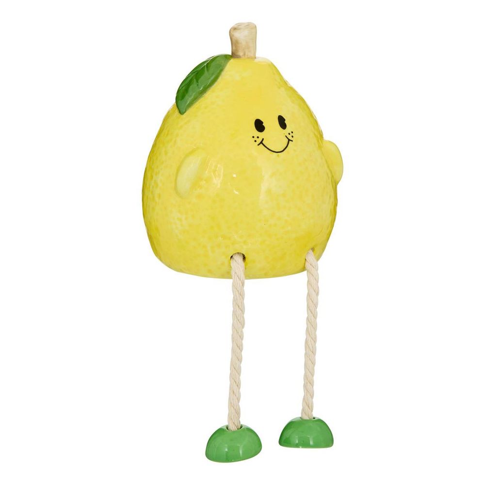 Tirelire foodie ananas 8,5x8,5x18 cm jaune