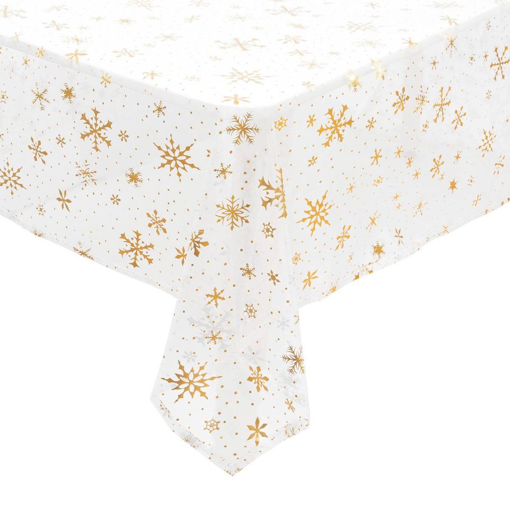 Nappe organza flocon 140x360cm