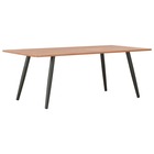 Table basse noir et marron 120x60x46 cm