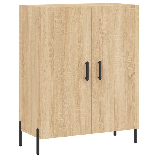 Buffet bahut commode armoire meuble de rangement organisateur cuisine salle de séjour salon sonoma 69,5 x 34 x 90 cm bois d'i