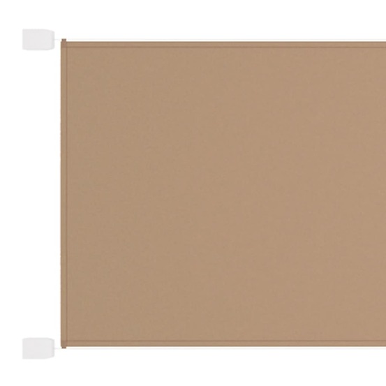 Auvent vertical taupe 140x420 cm tissu oxford