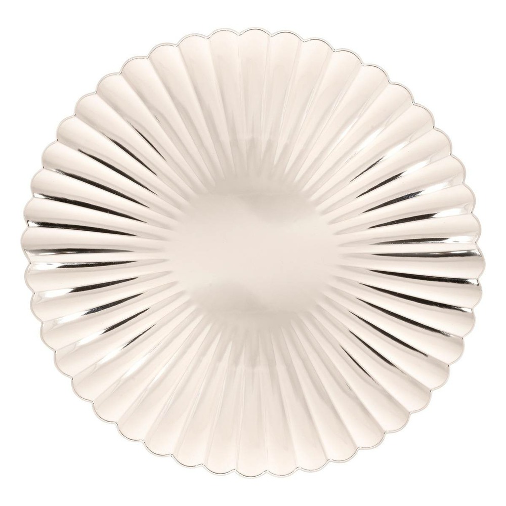 Assiette pres coquille argent