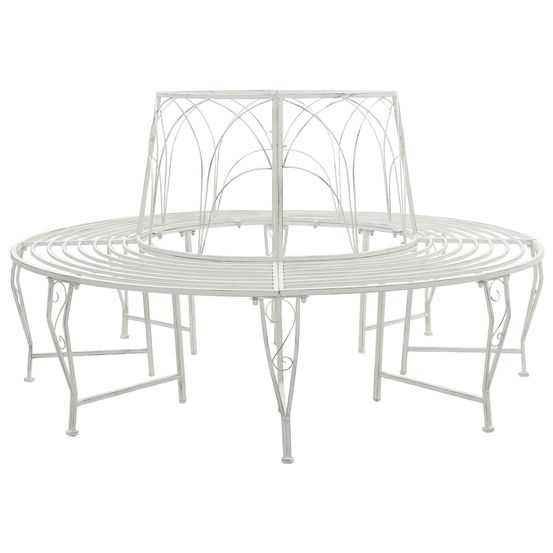 Banc d'arbre 8-nombre de places ø 160 x 89 cm acier