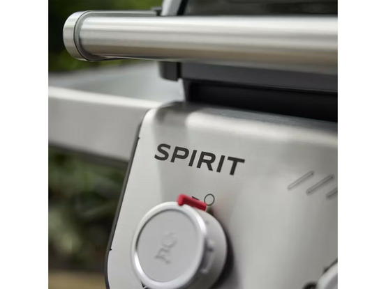 Barbecue à gaz spirit e-410 + set d'accessoires clipsables works + kit de prépa