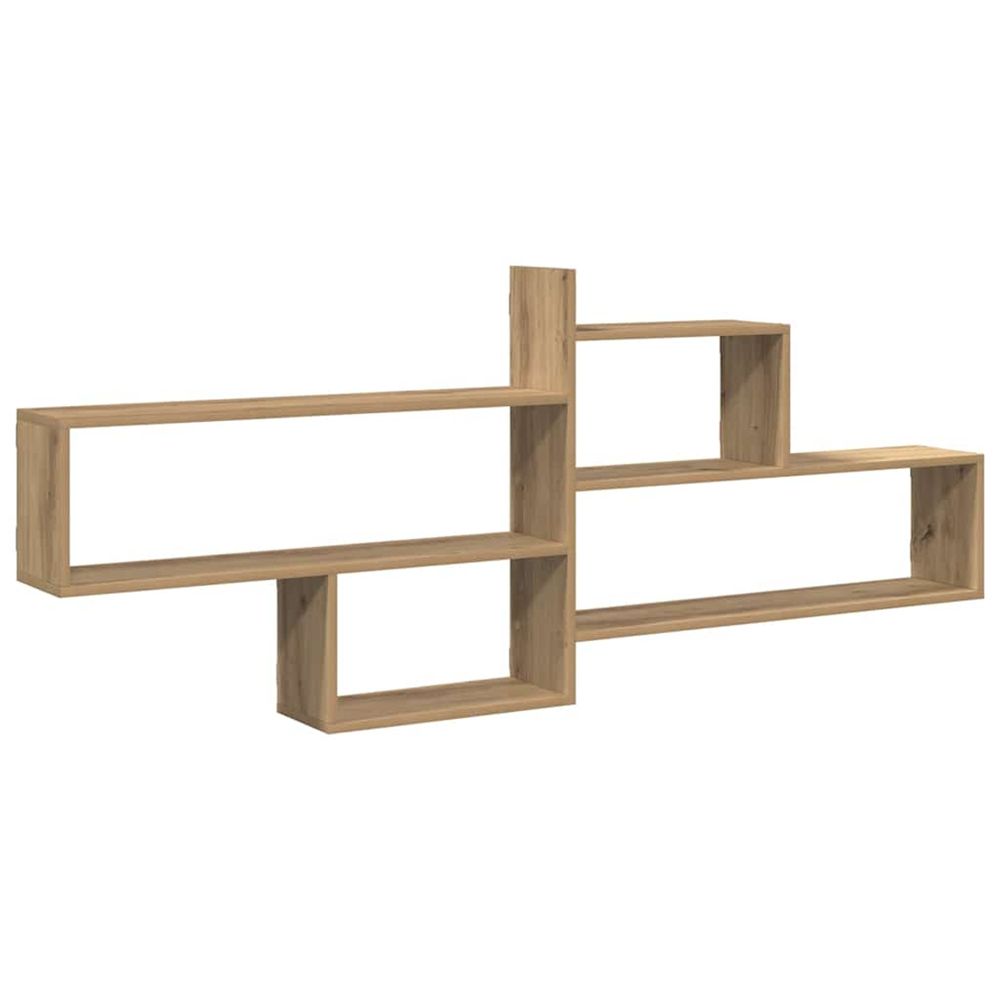 Étagère murale chêne artisanal 167,5x18x68 cm bois ingénierie