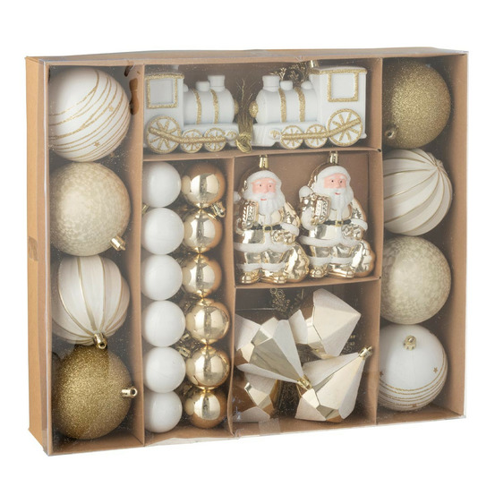 Lot de 55 boules de noël