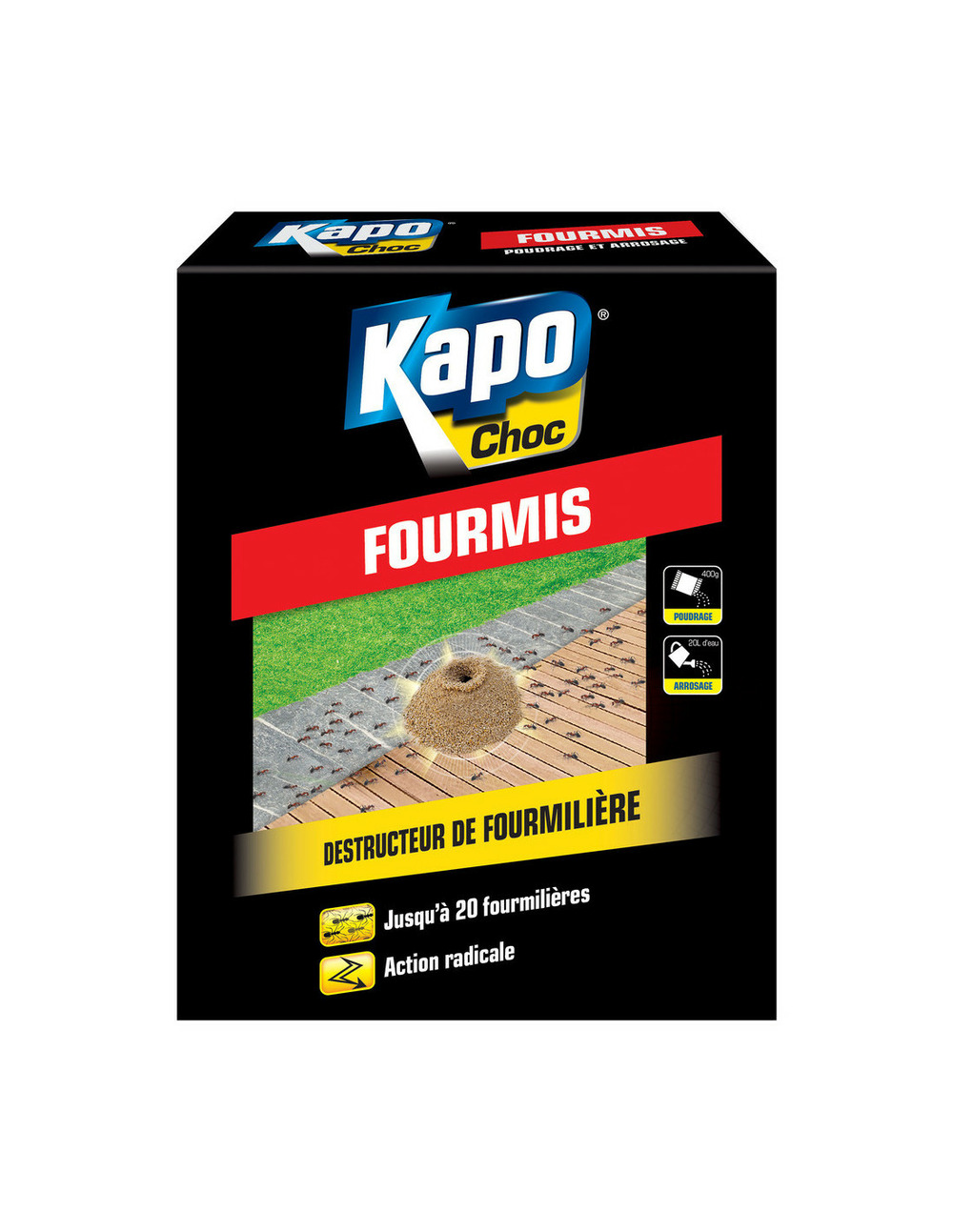 Kapo destructeur fourmiliere 400g - kapo
