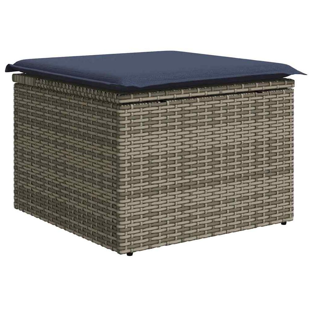 Ensemble de canapés 5 pc gris polyrotin