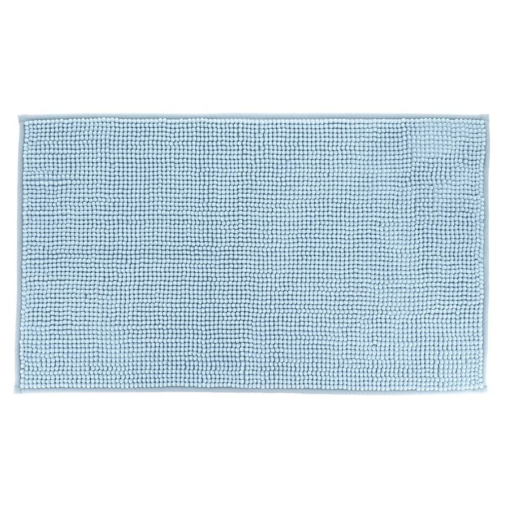 Tapis microfibre boules uni 45x75 cm - ciel
