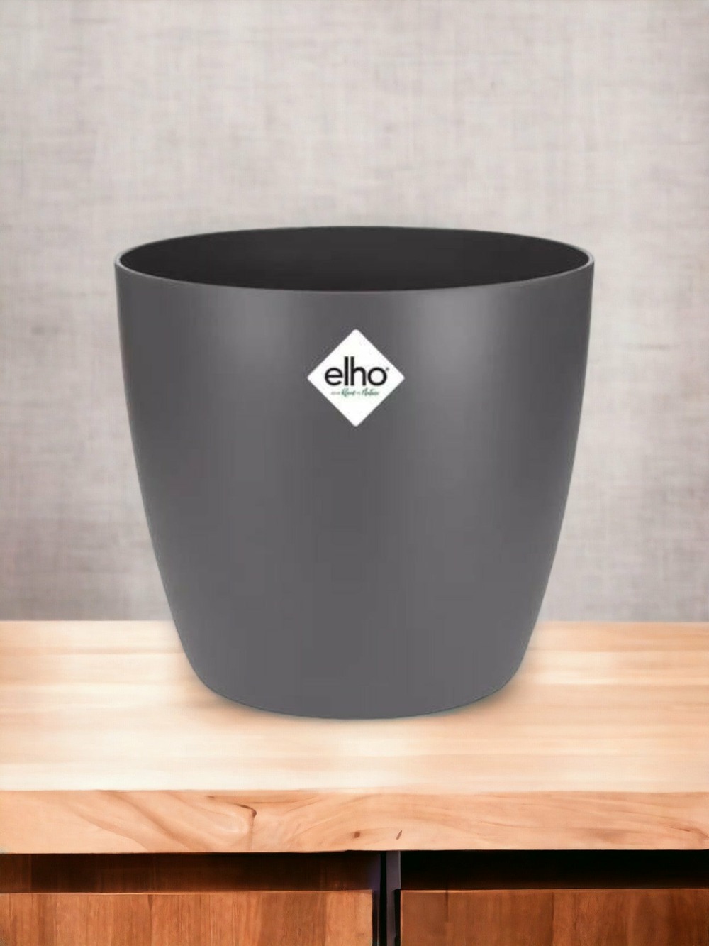 Elho brussels rond 18cm antraciet
