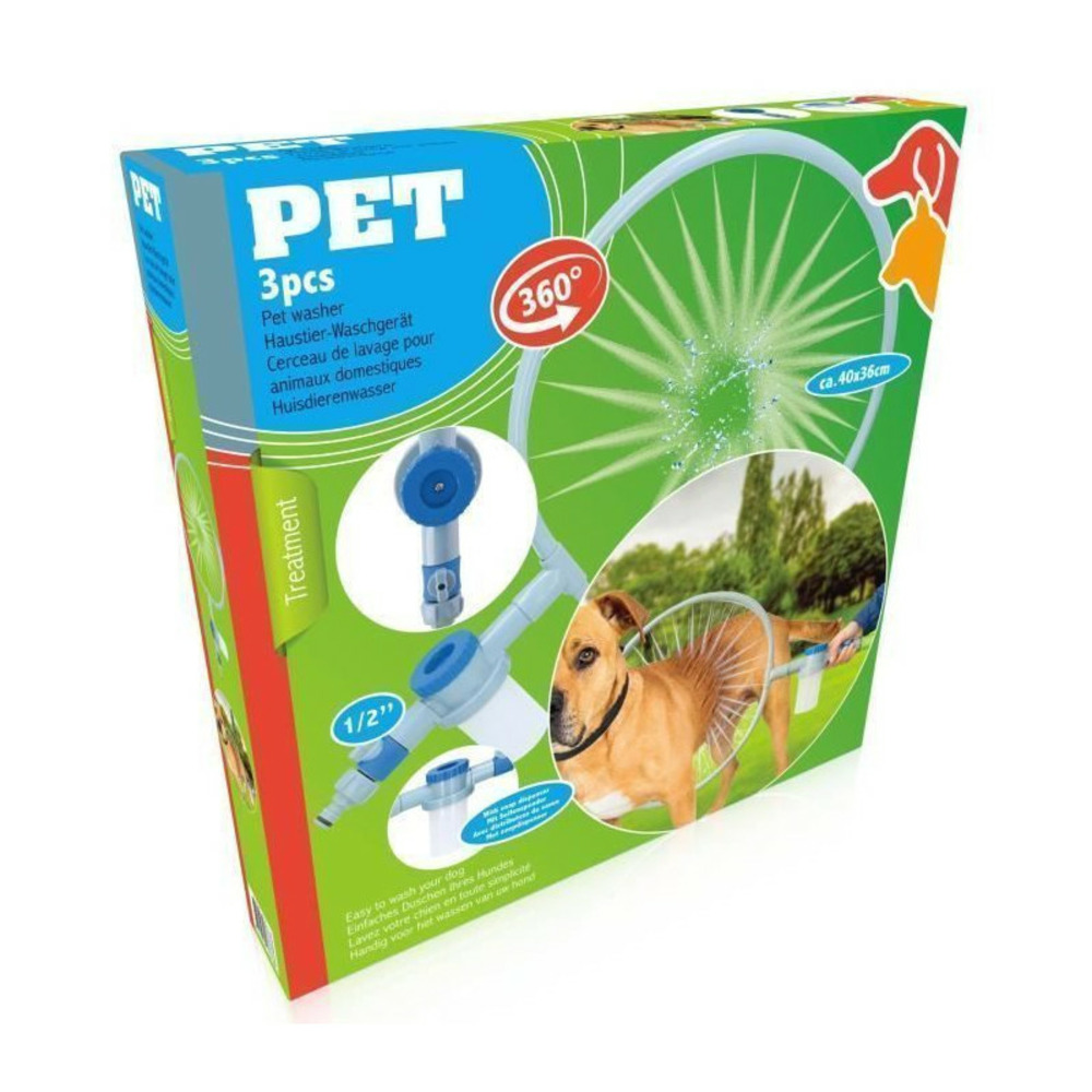 Cerceau de lavage pour 360? - en abs et avec distributeur de savon - pour chien