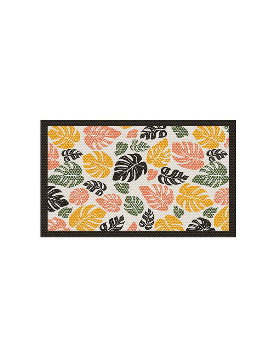 Tapis velvet summerleafs 2 45 x 75 cm tapis velvet summerleafs 2 45 x 75 cm - mercury