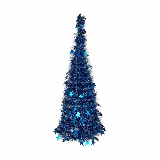 Sapin de noël bleu h