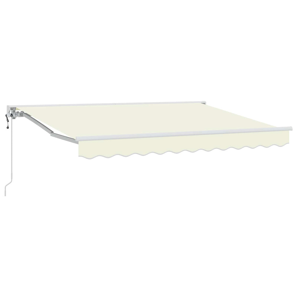 Auvent rétractable électrique crème 3,5 x 2,5 m