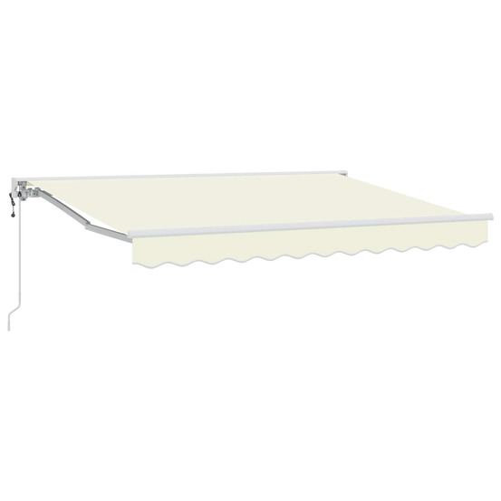 Auvent rétractable électrique crème 3,5 x 2,5 m
