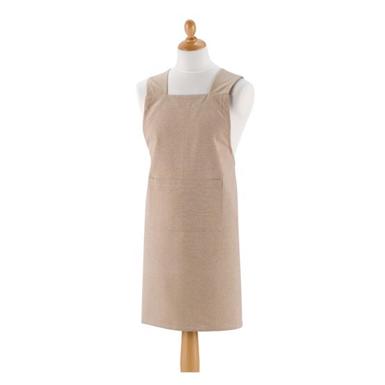 Tablier de cuisine recyclé gen naturel 120 x 85 cm