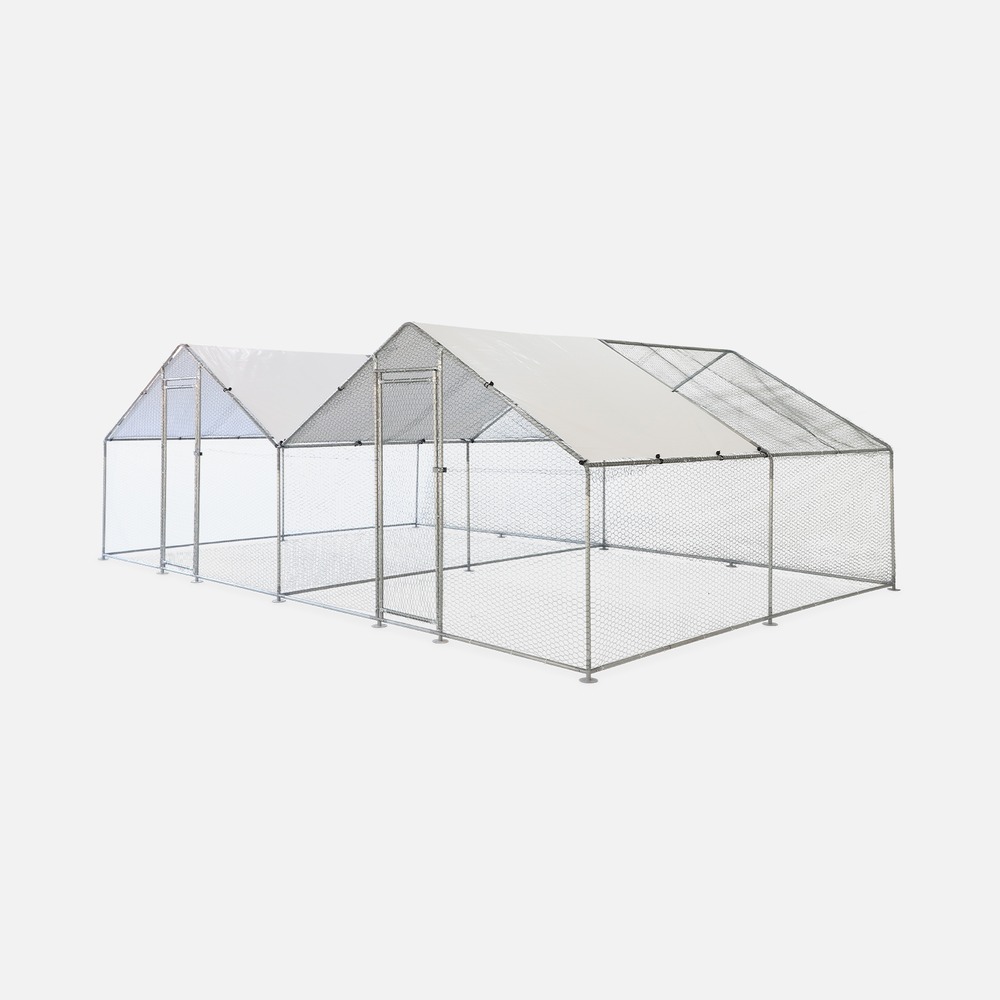 Bâche Transparente Pour Poulailler - Housse Isolante Imperméable PVC, 120x200cm Ou 200x300cm, Avec Cordes Et œillets - Protection Hiver, Jardin, Petits Animaux