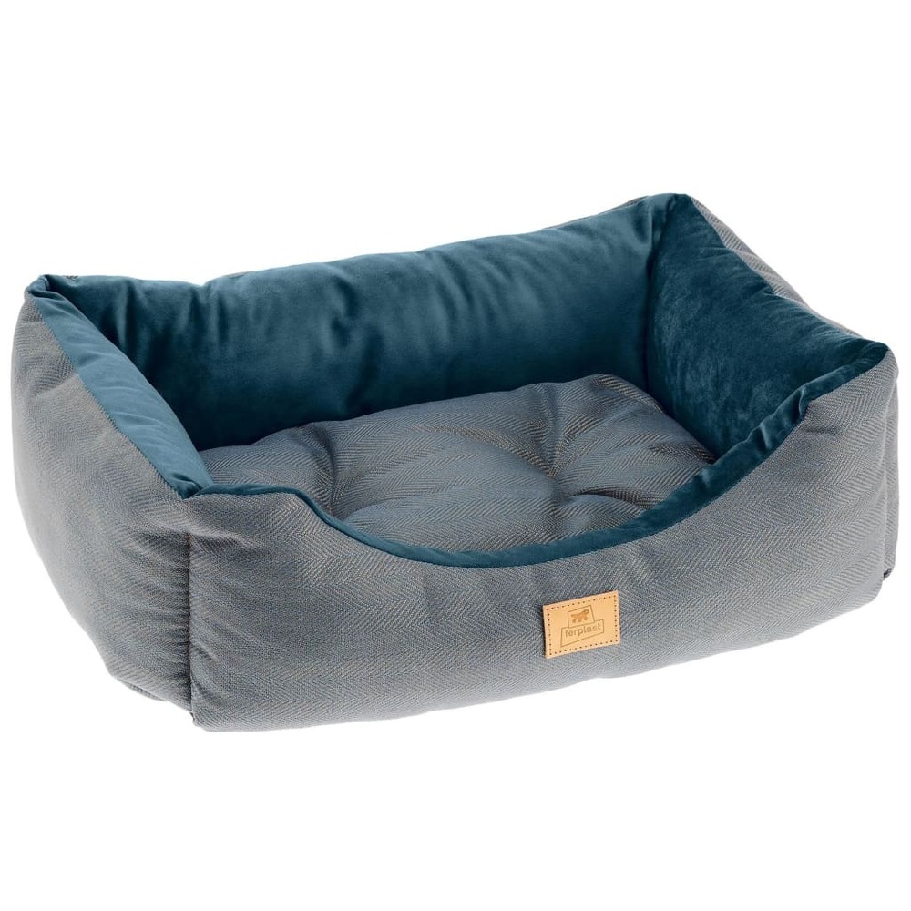 Lit pour chien et chat chester 80 bleu