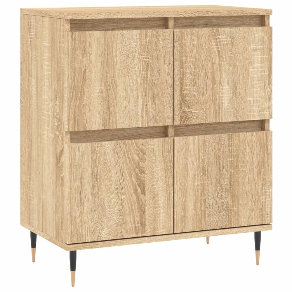 Buffet bahut commode armoire meuble de rangement organisateur cuisine salle de séjour salon sonoma 60 x 35 x 70 cm bois d'ing