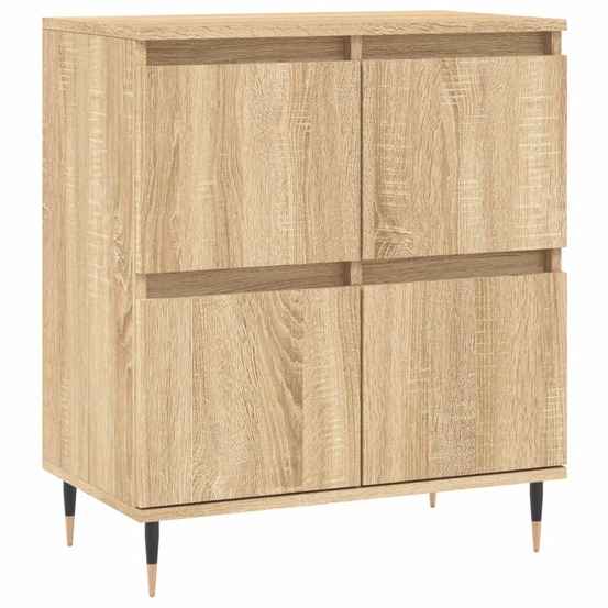 Buffet bahut commode armoire meuble de rangement organisateur cuisine salle de séjour salon sonoma 60 x 35 x 70 cm bois d'ing