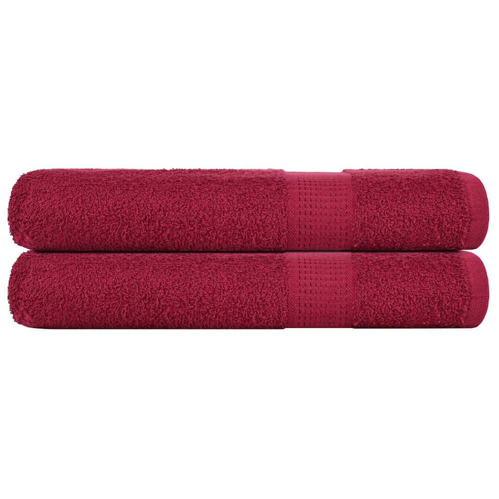 Serviettes frogn 2 pcs bordeaux 100x200 cm 360 g/m²