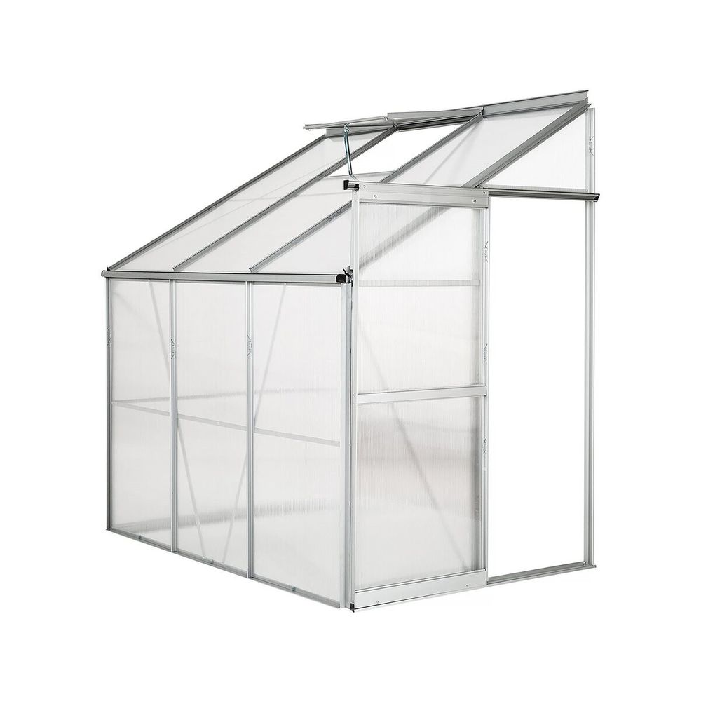 Serre jardin adossée en polycarbonate 