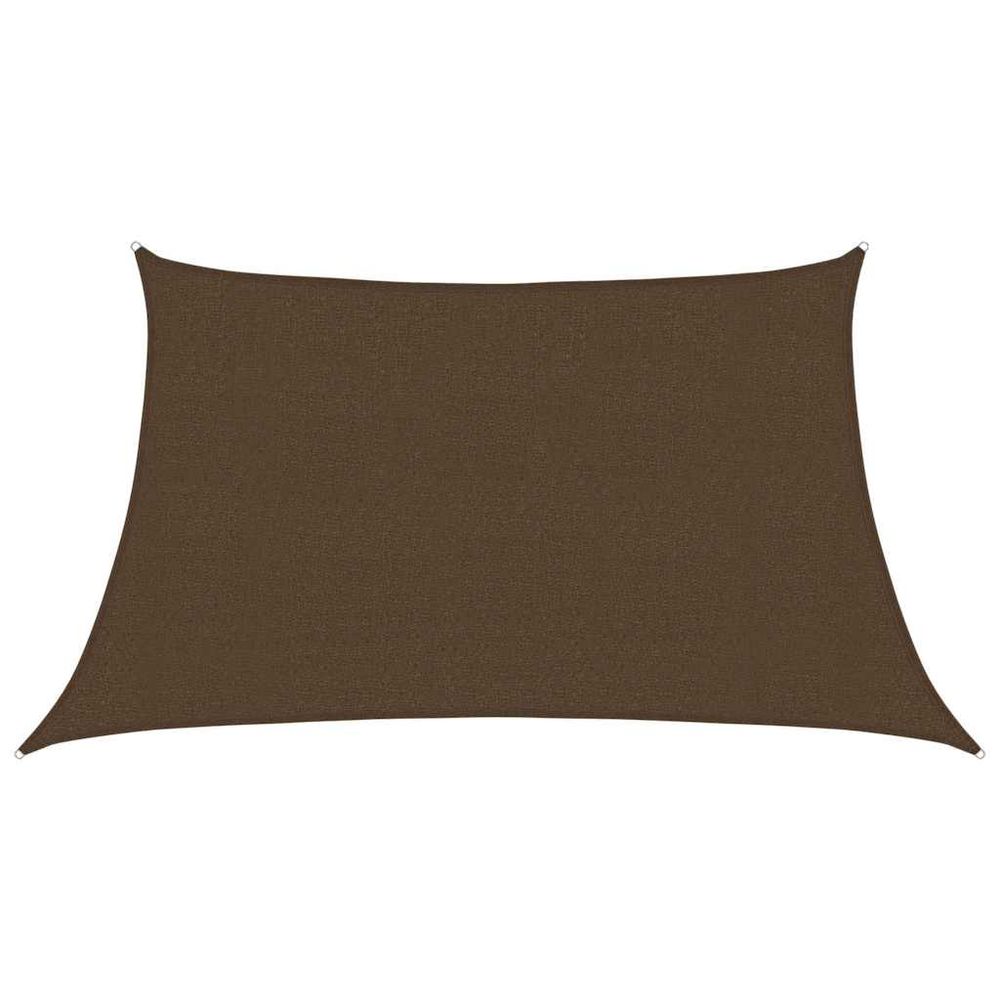 Voile d'ombrage 160 g/m² marron 3/4x2 m pehd