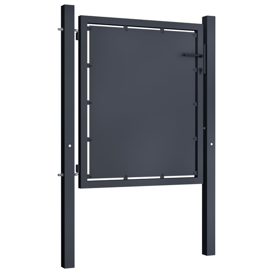 Portail de jardin en acier 100x100 cm anthracite