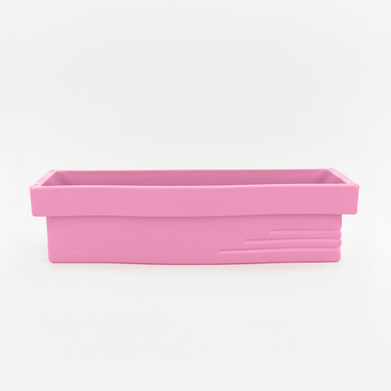 Jardinière apparence pierre avec réserve d'eau 70l