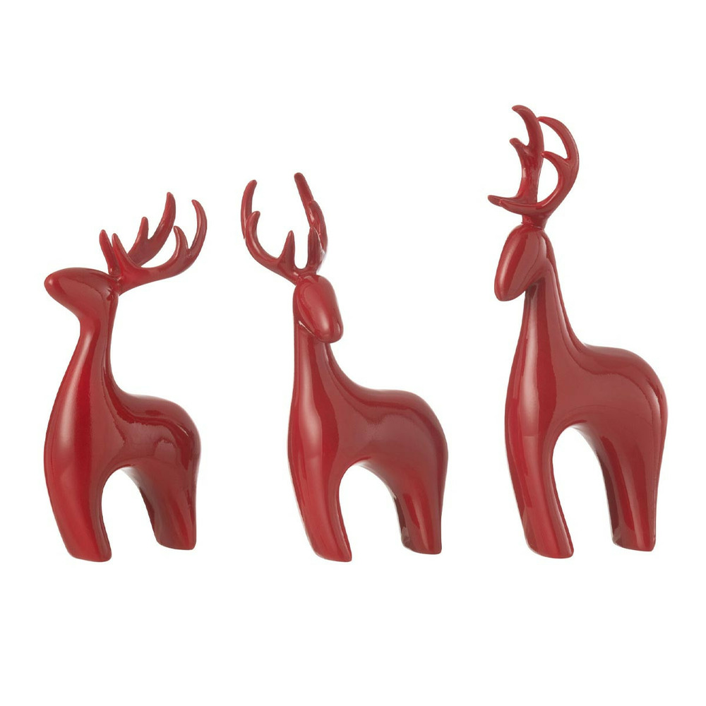 Lot de 3 rennes déco 
