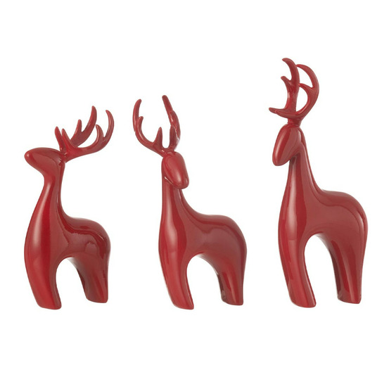 Lot de 3 rennes déco