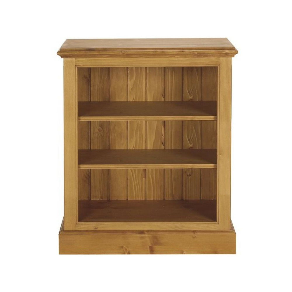 Bibliothèque basse bois marron - natural interior's