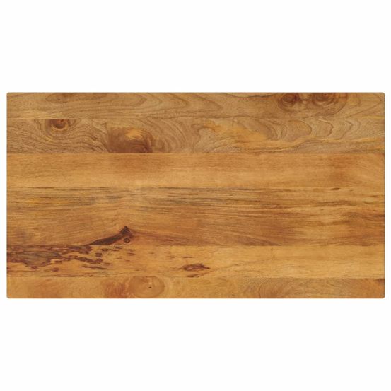 Dessus de table 100x60x3,8cm rectangulaire bois massif manguier