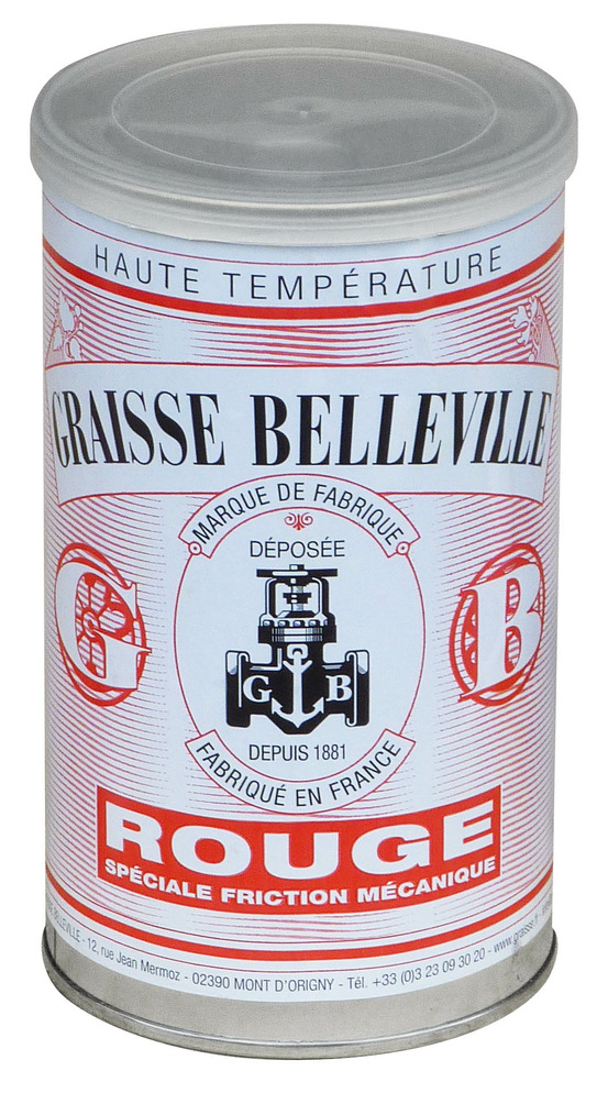 Graisse belleville rouge friction mécanique 700g