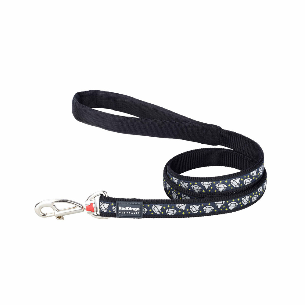 Laisse pour chien red dingo diamond 1,2 m noir 1.2 x 120 cm