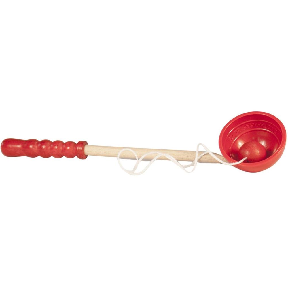 Bilboquet en bois cloc cloc 19 x 37 cm