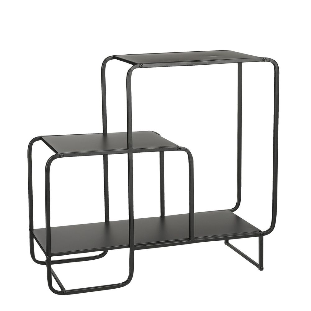 Mica decorations jules armoire murale - l70 x l30 x h76 cm - métal - noir